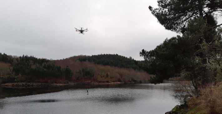 immagine di drone inra protezione ambientale