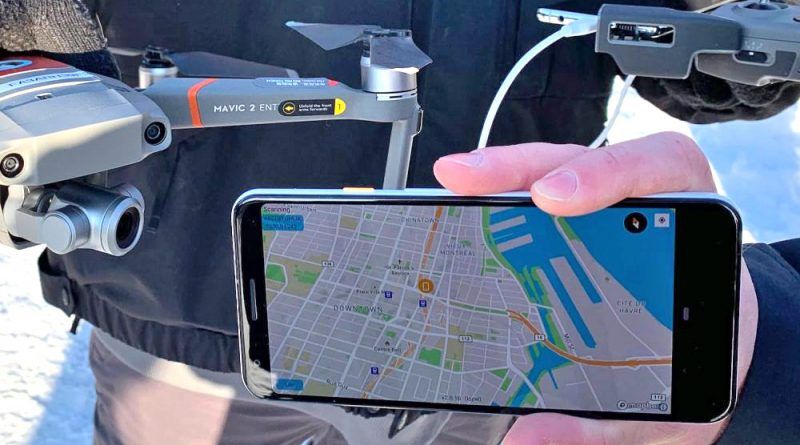 immagine di DJI demonstrates direct drone to phone Remote ID 800x445 1