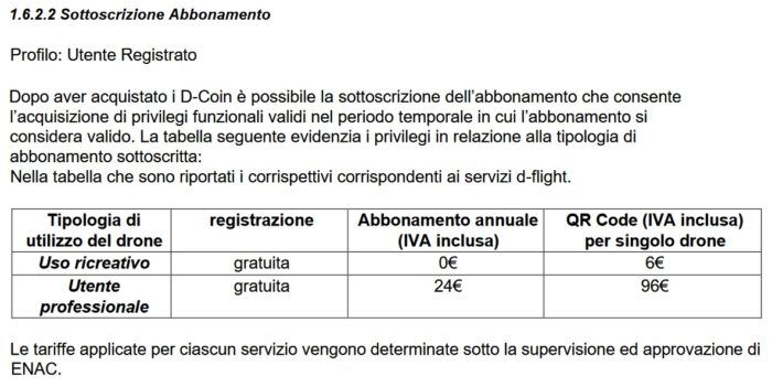 immagine di df 12 costo abbonamento d flight