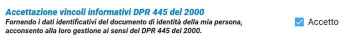 immagine di df 14 accettazione 445 2000
