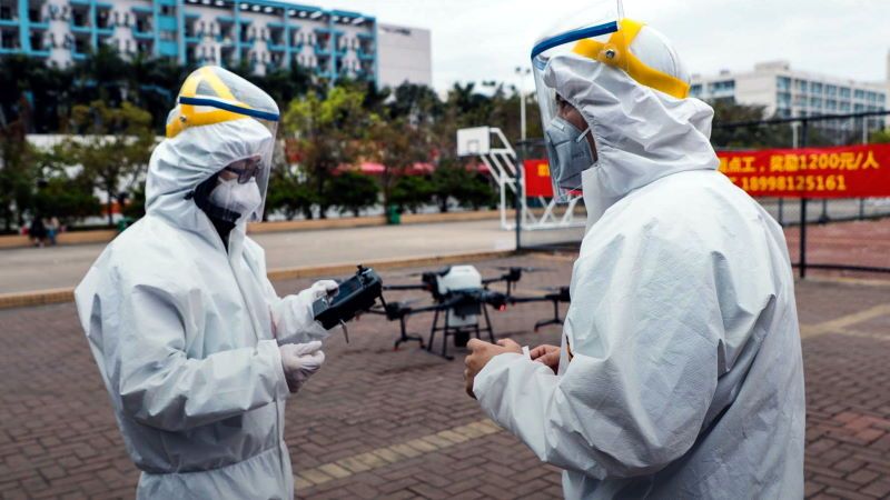 usa no ai droni contro coronavirus