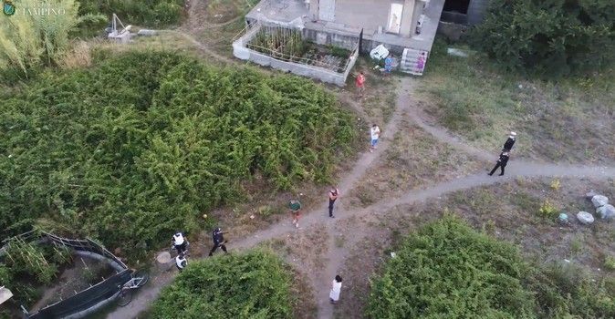immagine di polizia municipale ciampino sgonero abusivo