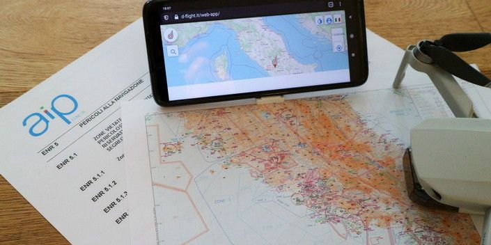 immagine di carte enav aip d flgiht droni w