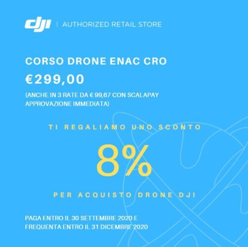 immagine di corso cro dji ars sconto 8 percento