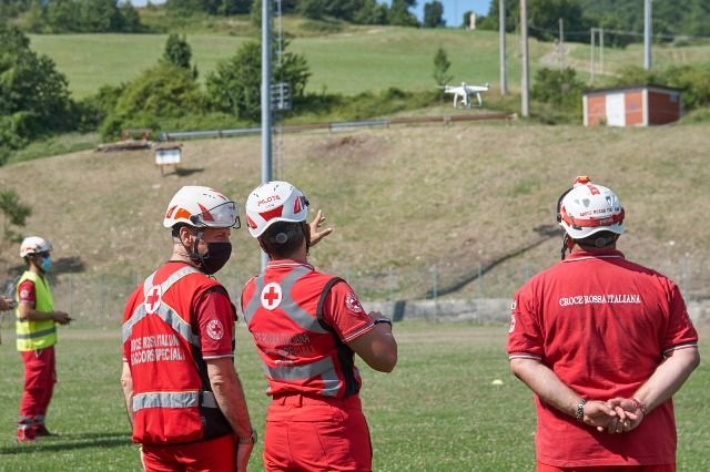 immagine di corso droni cri monzuno