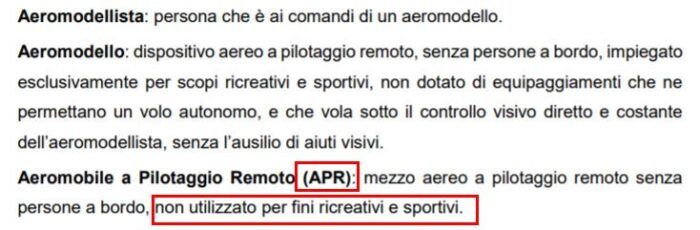 immagine di apr e aeromodelli bozze circolari enac