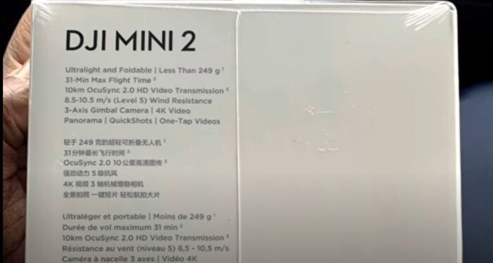immagine di dji mini 2 ocusync