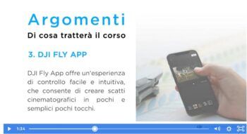 immagine di argomenti corso dji mini 2 fjy fly app