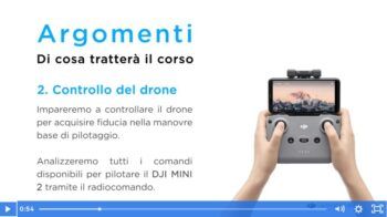 immagine di argomenti corso dji mini2