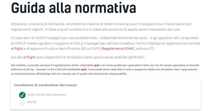 immagine di d flight guida normativa
