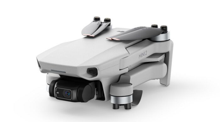 immagine di dji mini 2 piegato