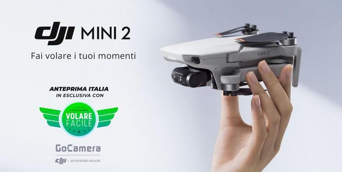 immagine di dji mini2 gocamera