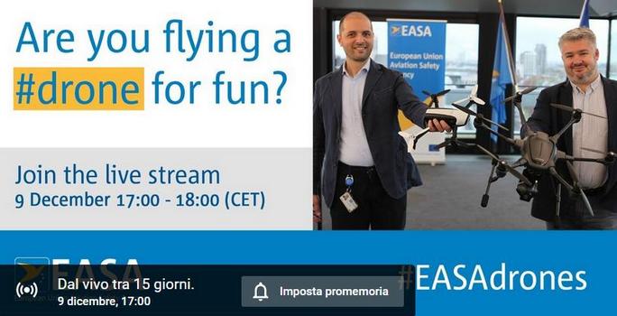 immagine di webinar easa categoria open