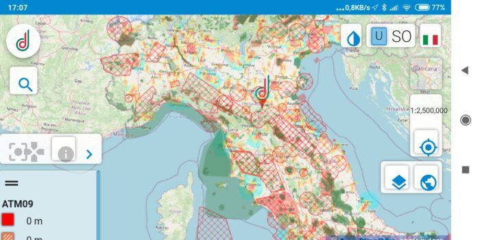 immagine di applicazione d flight per android