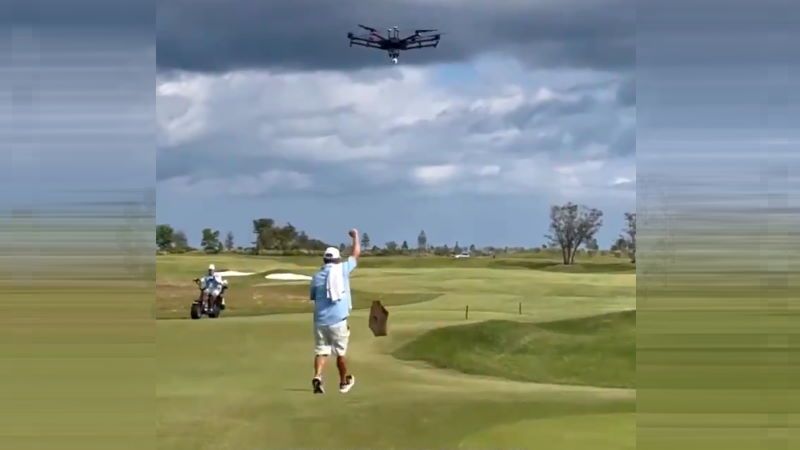 drone delivery corso golf michael jordan