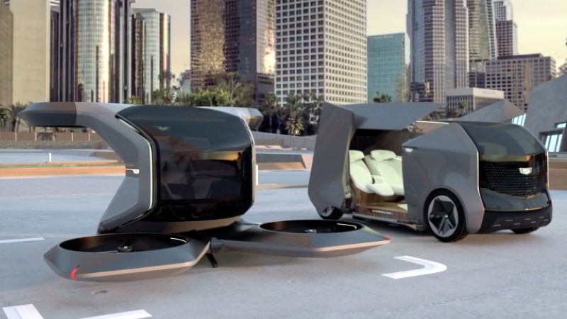 drone passeggeri cadillac di general motors presentato al ces 2021