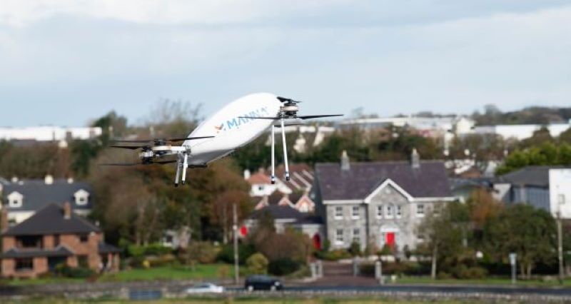 drone manna aero delivery irlanda