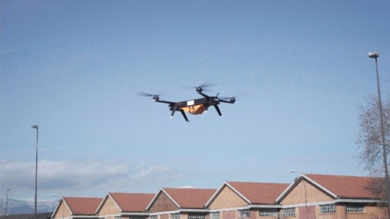 leonardo testa trasporto merci drone elettrico a torino