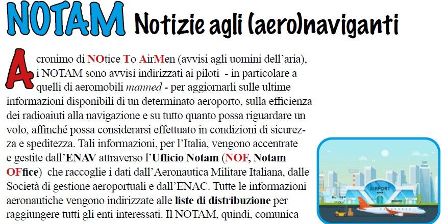 immagine di notam estratto