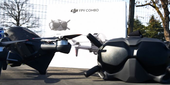 immagine di drone dji fpv goggles