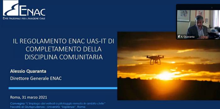 immagine di alessio quaranta enac convegno