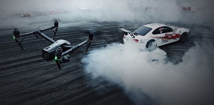 immagine di video riprese dinamiche con.drone