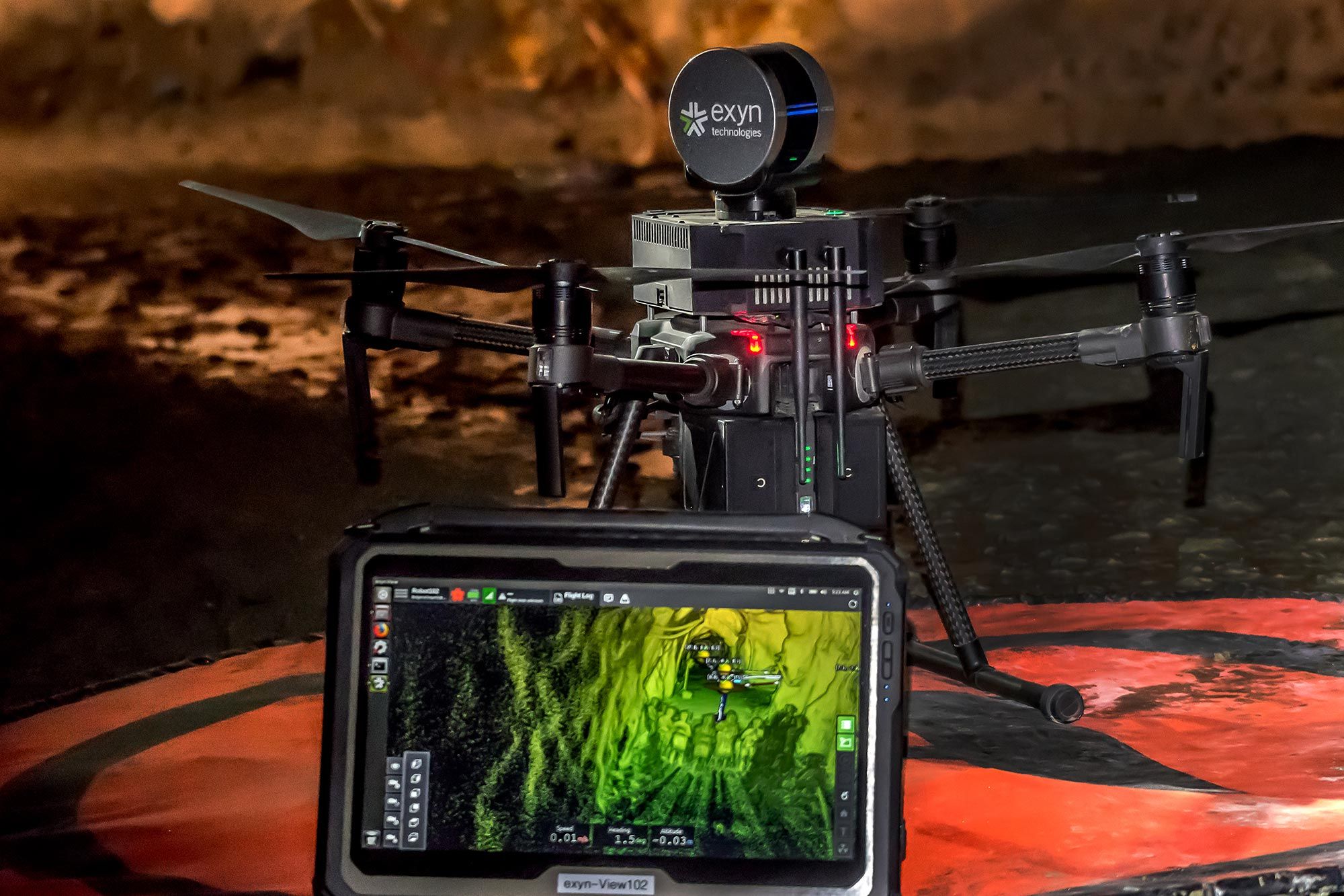 immagine di Exyn site platform tablet