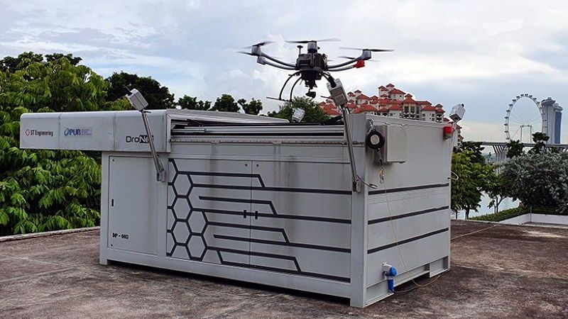 singapore usa i droni per monitorare la qualità delle riserve idriche
