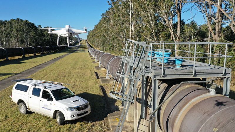 droni monitoraggio condutture sydney