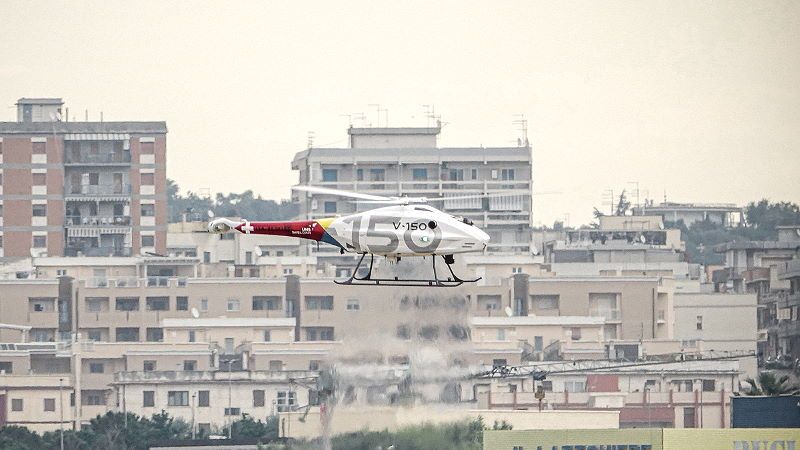 ecaro drone elicottero bvlos 150 kg grottaglie