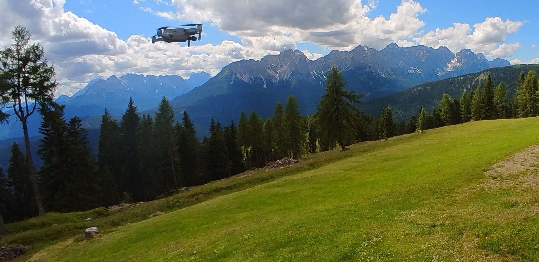 drone vola area protetta