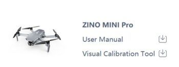 immagine di hubsan visual calibration tool