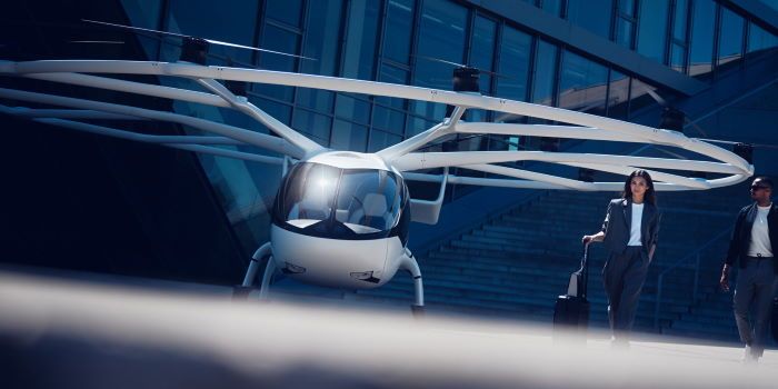 volocity air taxi in mostra a roma