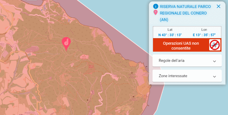 dflight parco del conero