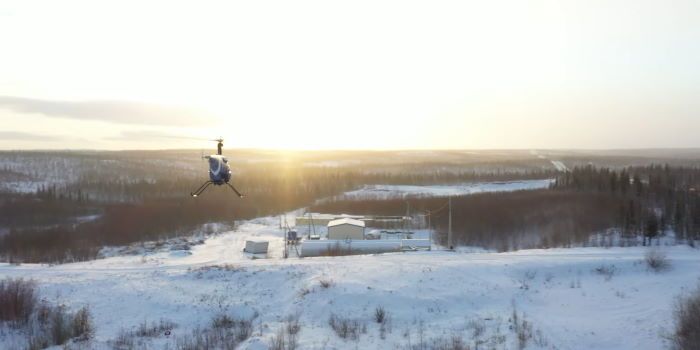 droni elicottero servizio postale siberia