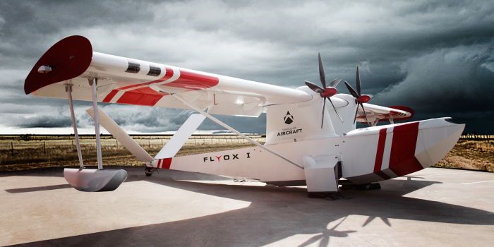 drone ibrido flyox i idrovolante