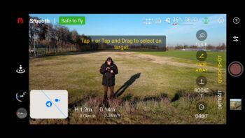 immagine di applicazione quickshot autel nano plus
