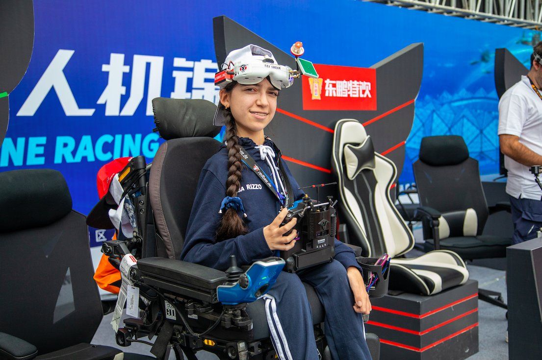 immagine di luisa rizzo campionessa drone fpv racing