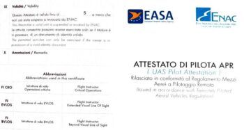 immagine di vecchio attestato cro