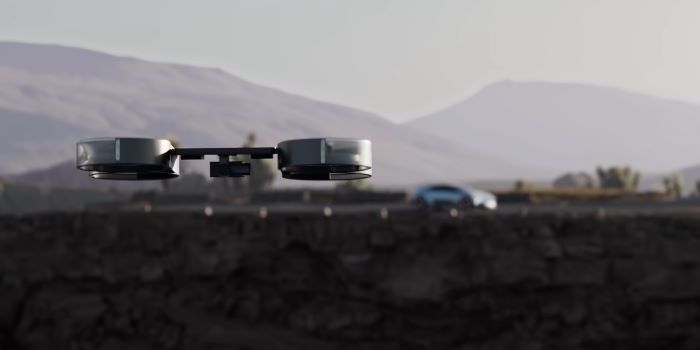 Polestar O2 auto elettrica con drone incorporato