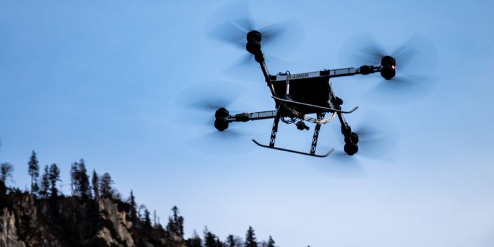 immagine di drone cargo flyingbasket fb3