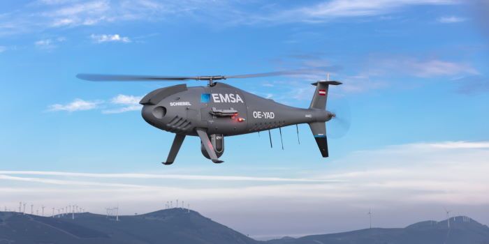 immagine di droni emsa controllo emissioni zolfo navi mar baltico