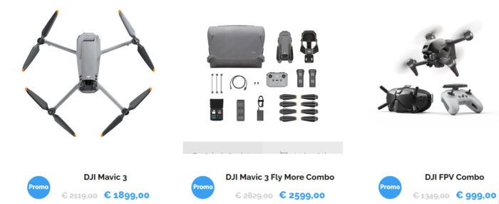 immagine di offerte aprile dji