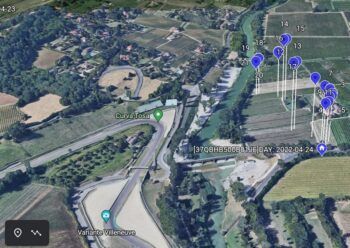 immagine di schermata dji aeroscope imola