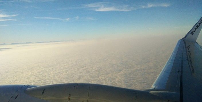 immagine di volo aereo bologna