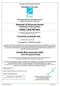 immagine di italdron academy uas re