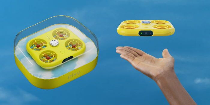 pixy drone tascabile snapchat