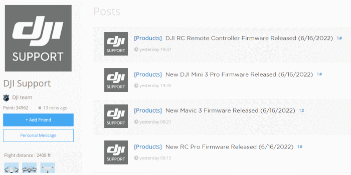 firmware update dji 16.06.2022