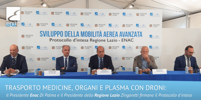 intesa enac regione lazio trasporto medicine