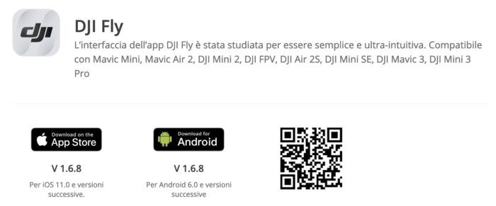 immagine di dji fly 168